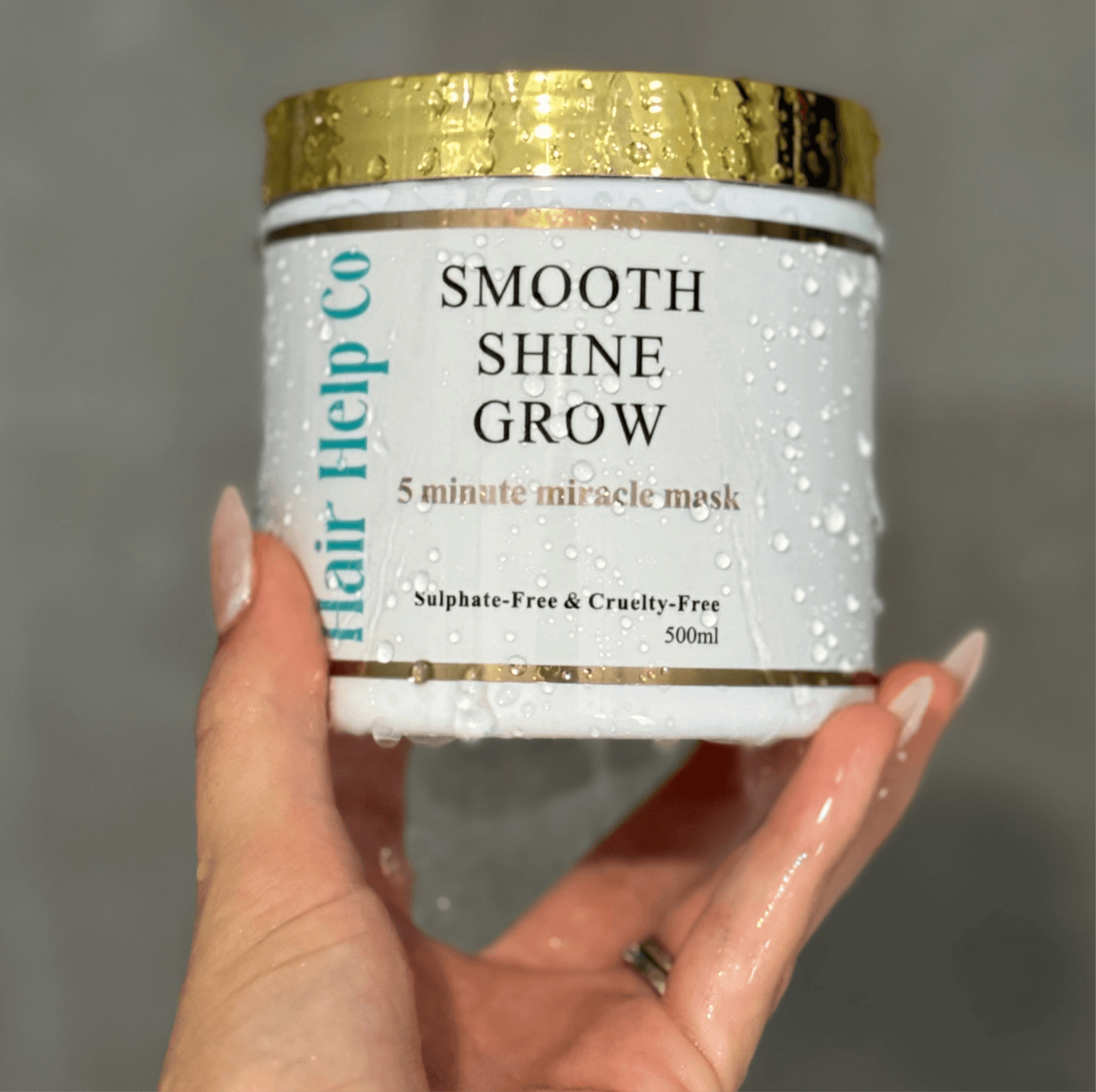 SMOOTH SHINE GROW 5 minute miracle mask-500ml (limited time double size) - Hair Help Co