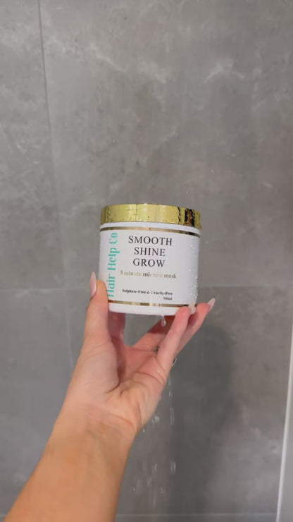 SMOOTH SHINE GROW 5 minute miracle mask-500ml (limited time double size!)